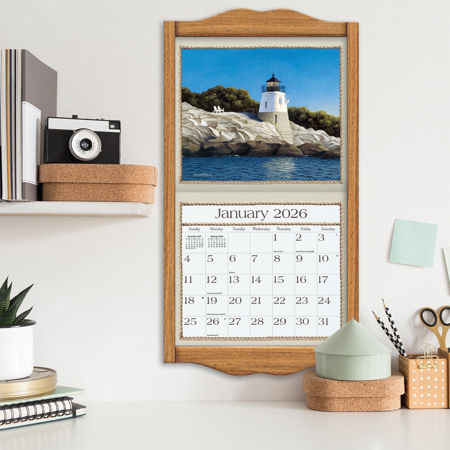 Seaside 2026 Wall Calendar