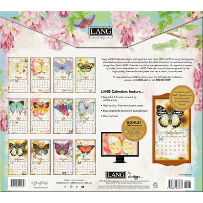 Butterflies 2026 Wall Calendar