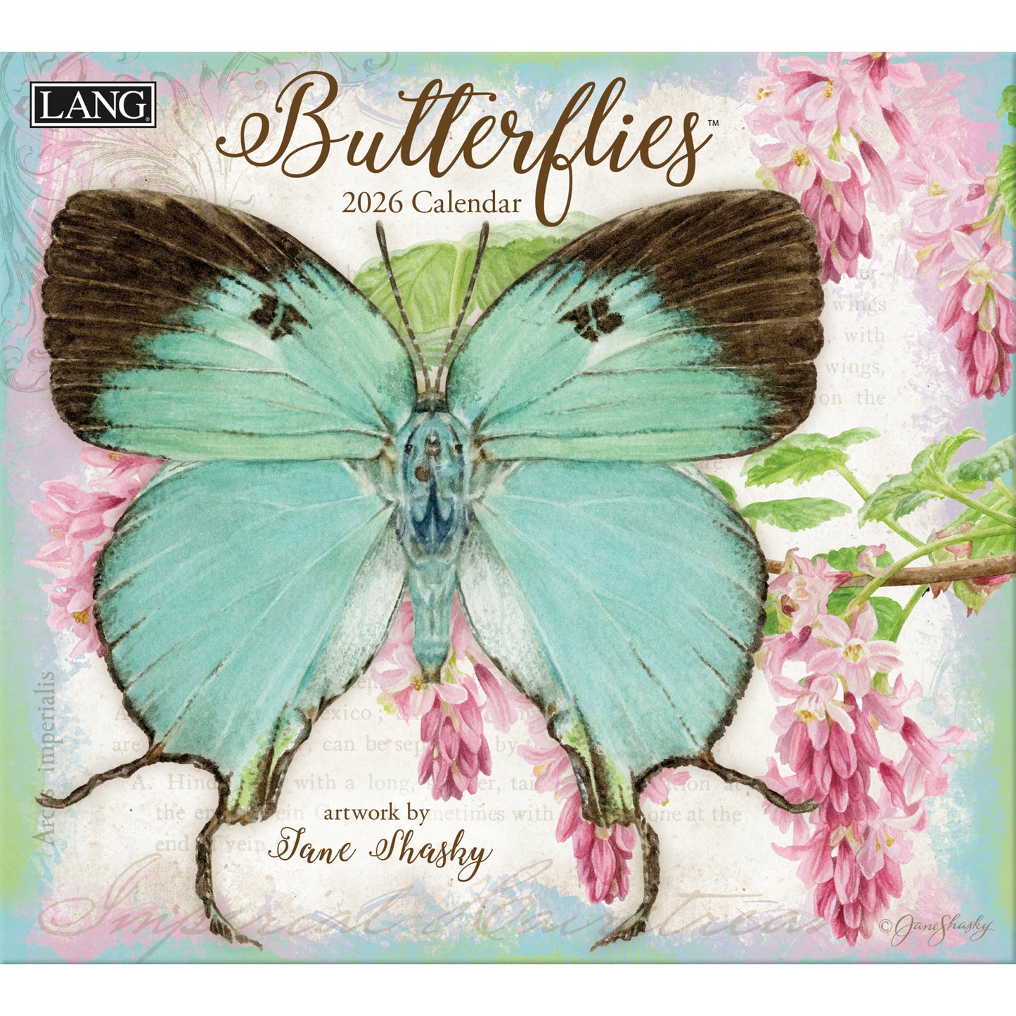 Butterflies 2026 Wall Calendar