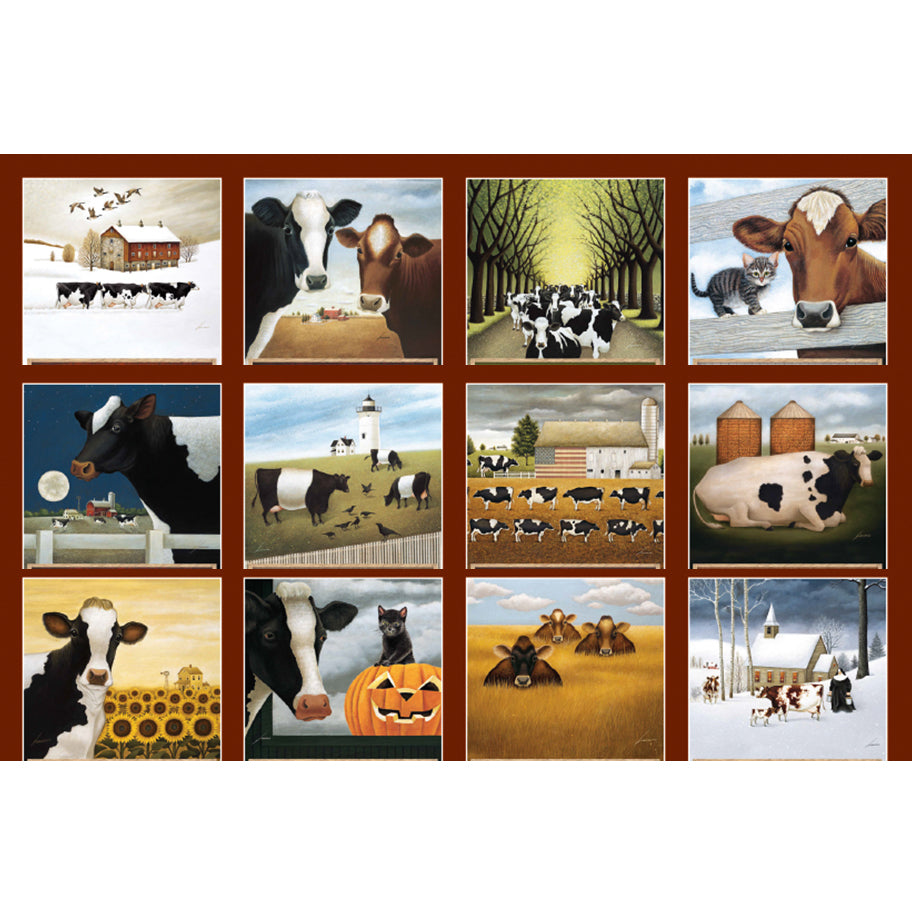 Cows Cows Cows 2026 Wall Calendar