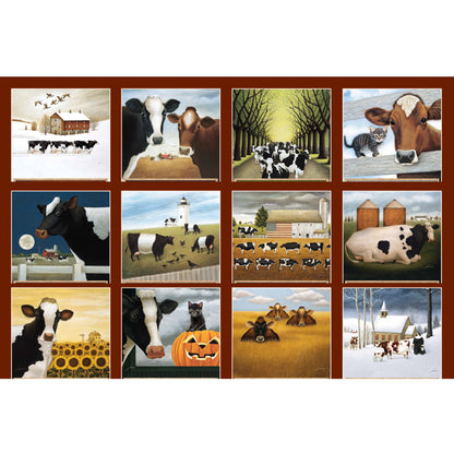 Cows Cows Cows 2026 Wall Calendar