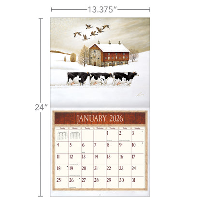 Cows Cows Cows 2026 Wall Calendar
