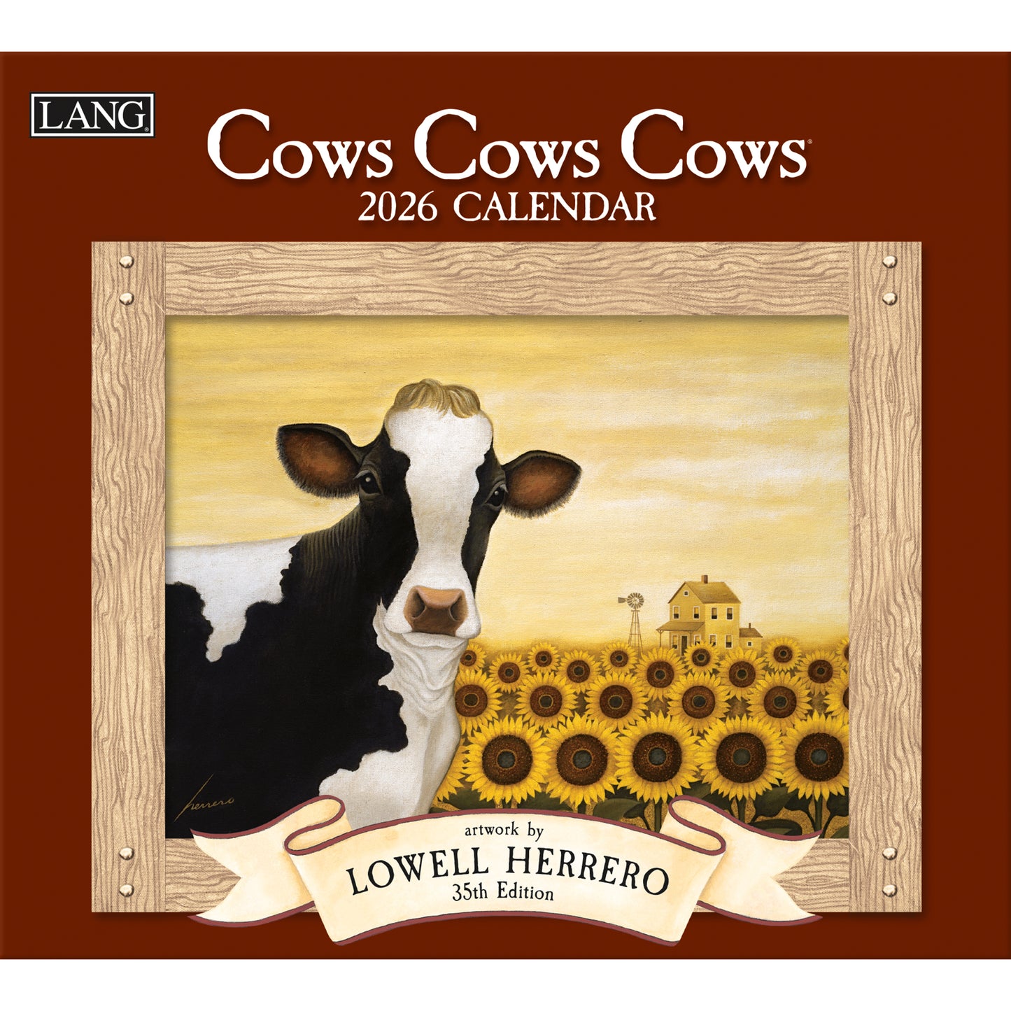 Cows Cows Cows 2026 Wall Calendar