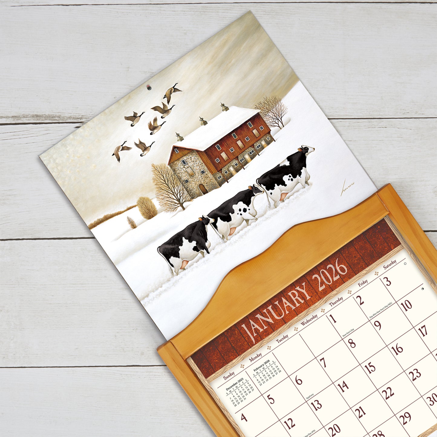 Cows Cows Cows 2026 Wall Calendar