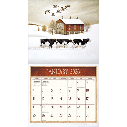 Cows Cows Cows 2026 Wall Calendar