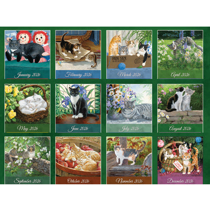 Love of Cats 2026 Wall Calendar