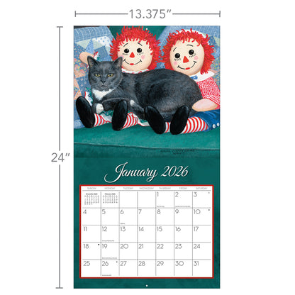 Love of Cats 2026 Wall Calendar