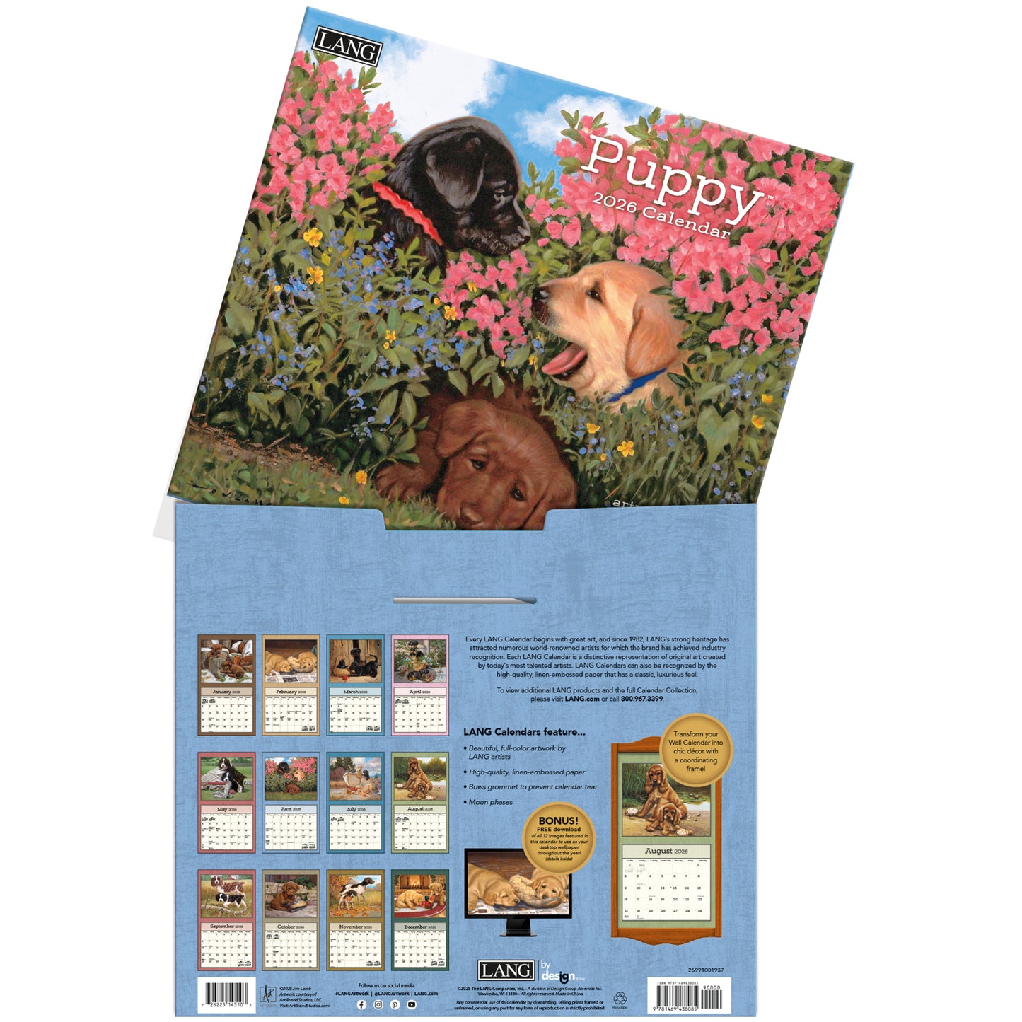 Puppy 2026 Wall Calendar