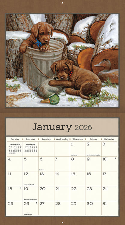 Puppy 2026 Wall Calendar