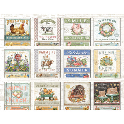 Farmhouse 2026 Wall Calendar