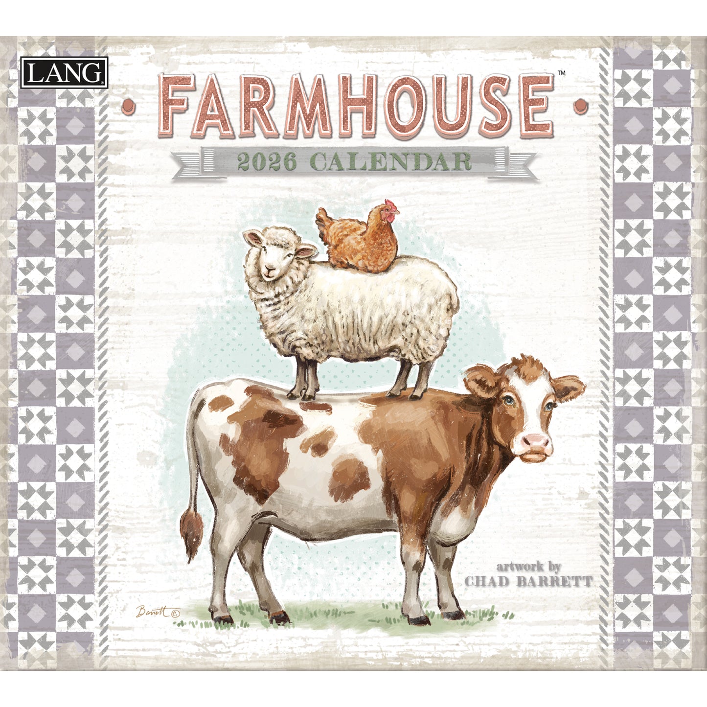 Farmhouse 2026 Wall Calendar
