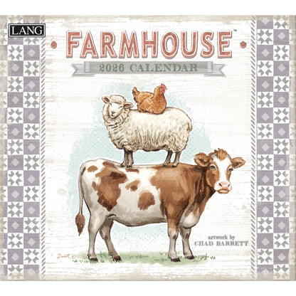 Farmhouse 2026 Wall Calendar