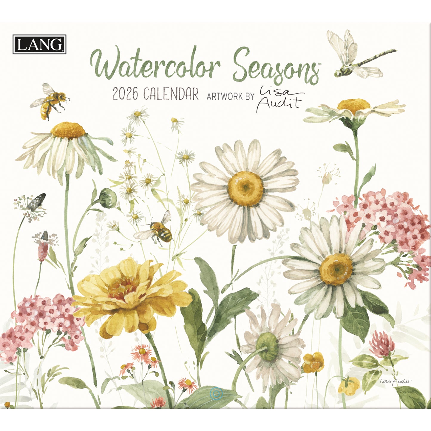 Watercolor Seasons 2026 Wall Calendar