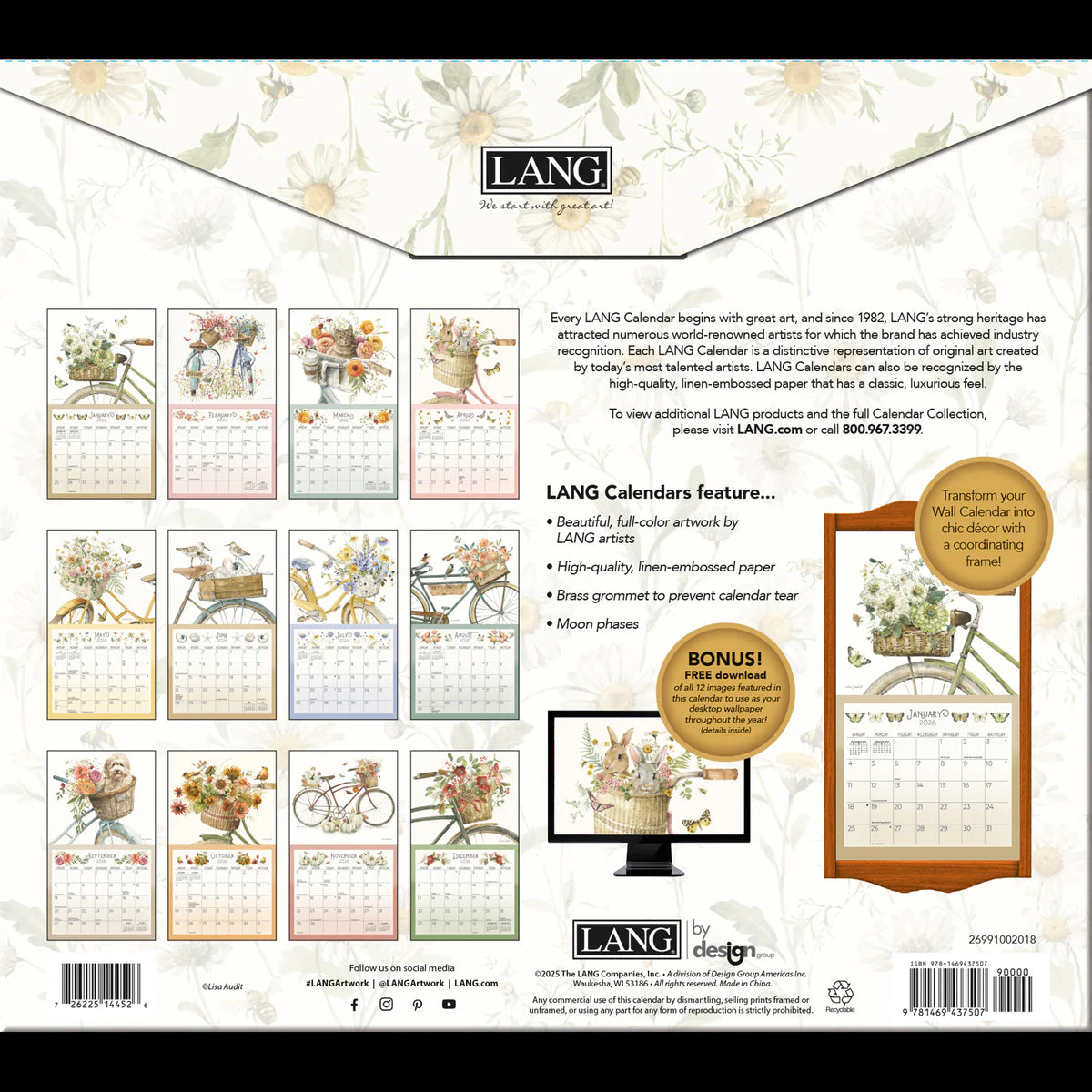 A Beautiful Ride 2026 Wall Calendar