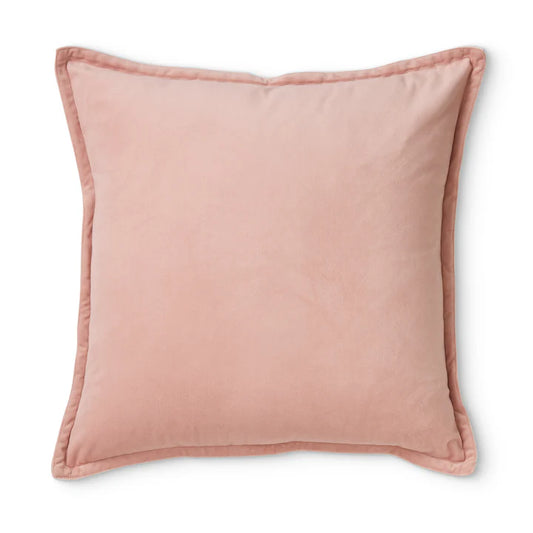 Mira Velvet Cushion | Blush