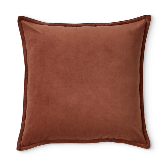 Mira Velvet Cushion | Russet