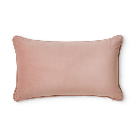 Mira Velvet Cushion | Blush