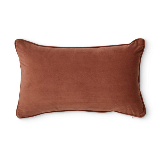 Mira Velvet Cushion | Russet