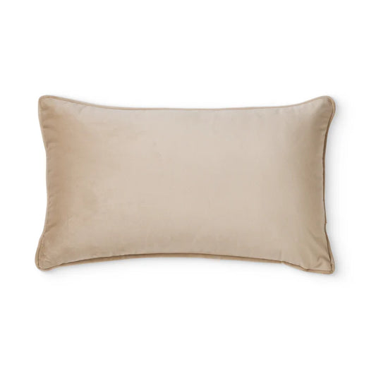 Mira Velvet Cushion | Fawn
