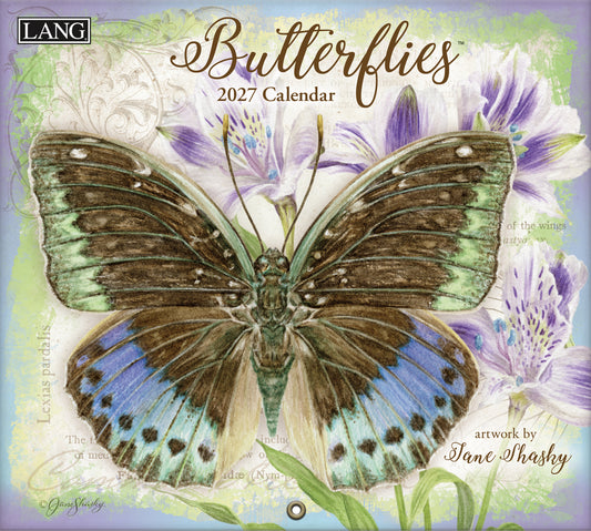 Butterflies 2027 Wall Calendar