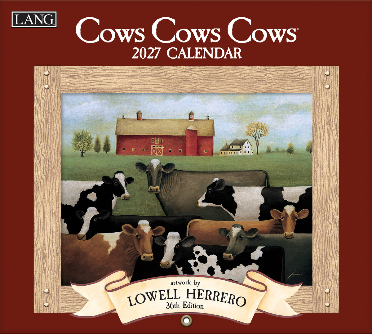 Cows Cows Cows 2027 Wall Calendar