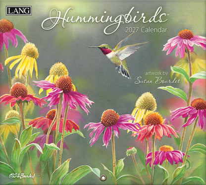 Hummingbird 2027 Wall Calendar