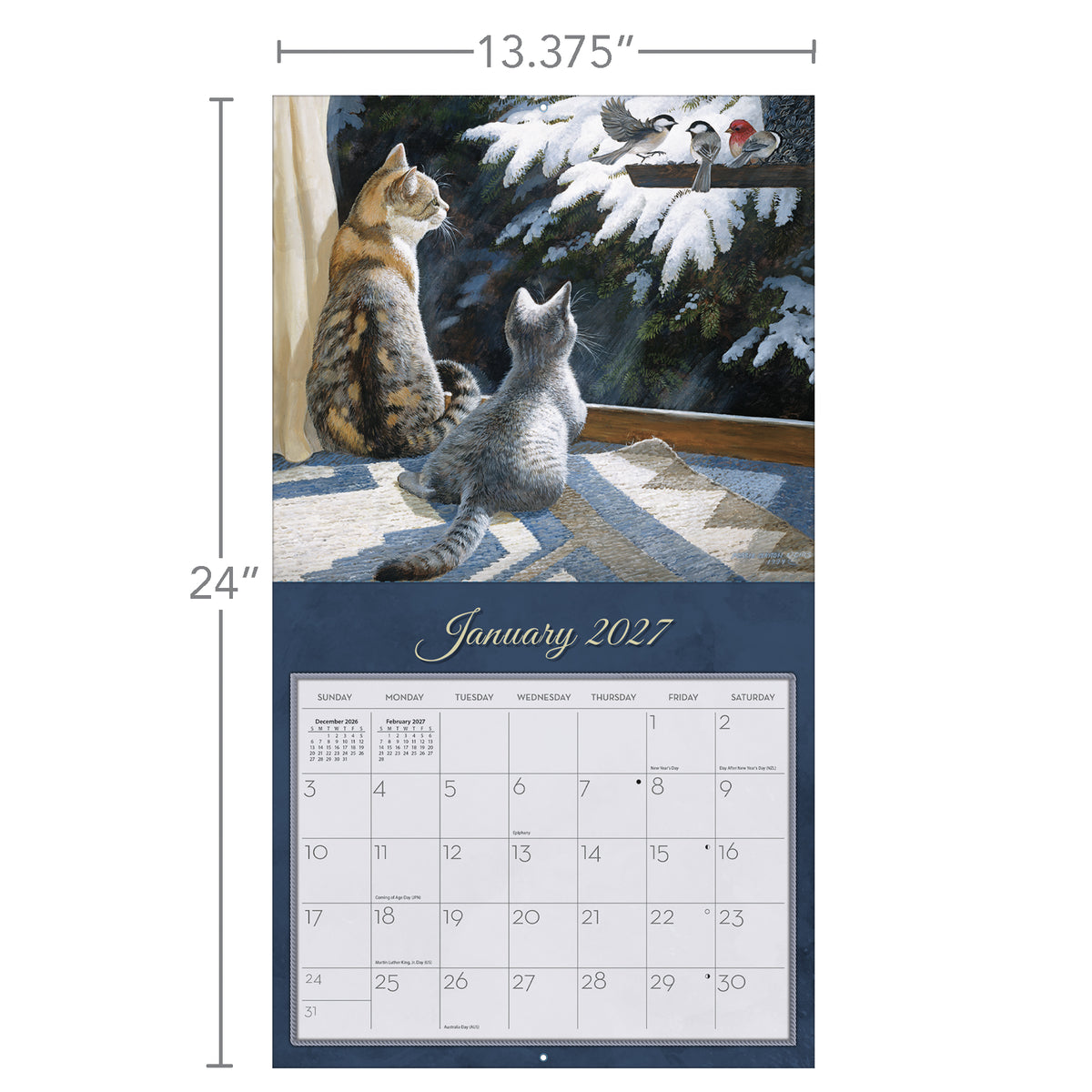 Love of Cats 2027 Wall Calendar