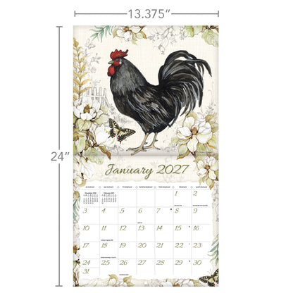 Proud Rooster 2027 Wall Calendar