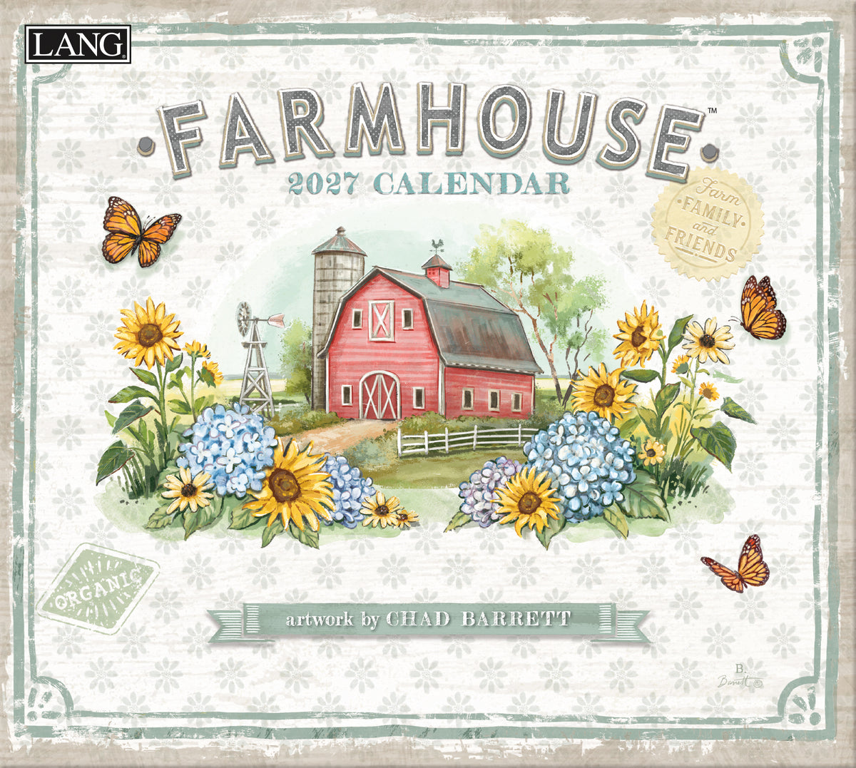 Farmhouse 2027 Wall Calendar