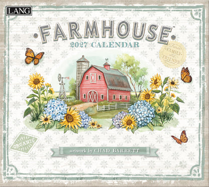 Farmhouse 2027 Wall Calendar