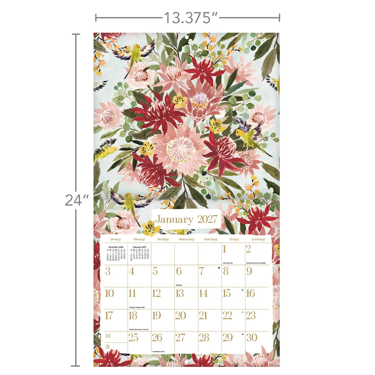 Wild At Heart 2027 Wall Calendar