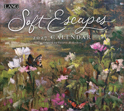 Soft Escapes 2027 Wall Calendar