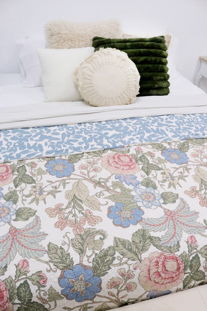Bedspread Antique Floral
