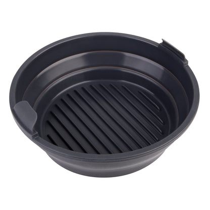 Silicone Round Collapsible Air Fryer Basket 22cm