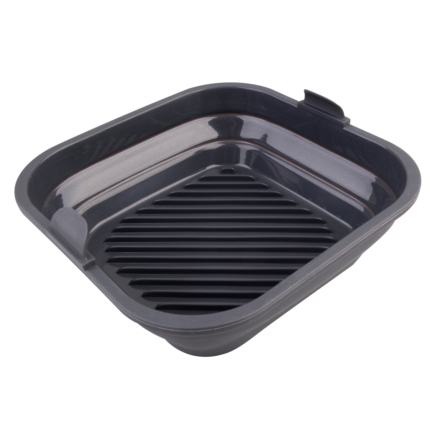 Silicone Square Collapsible Air Fryer Basket 22cm