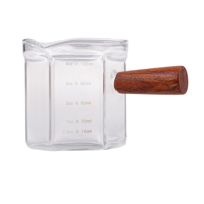 Espresso Shot Glass w/Wood Handle 120ml | 4oz