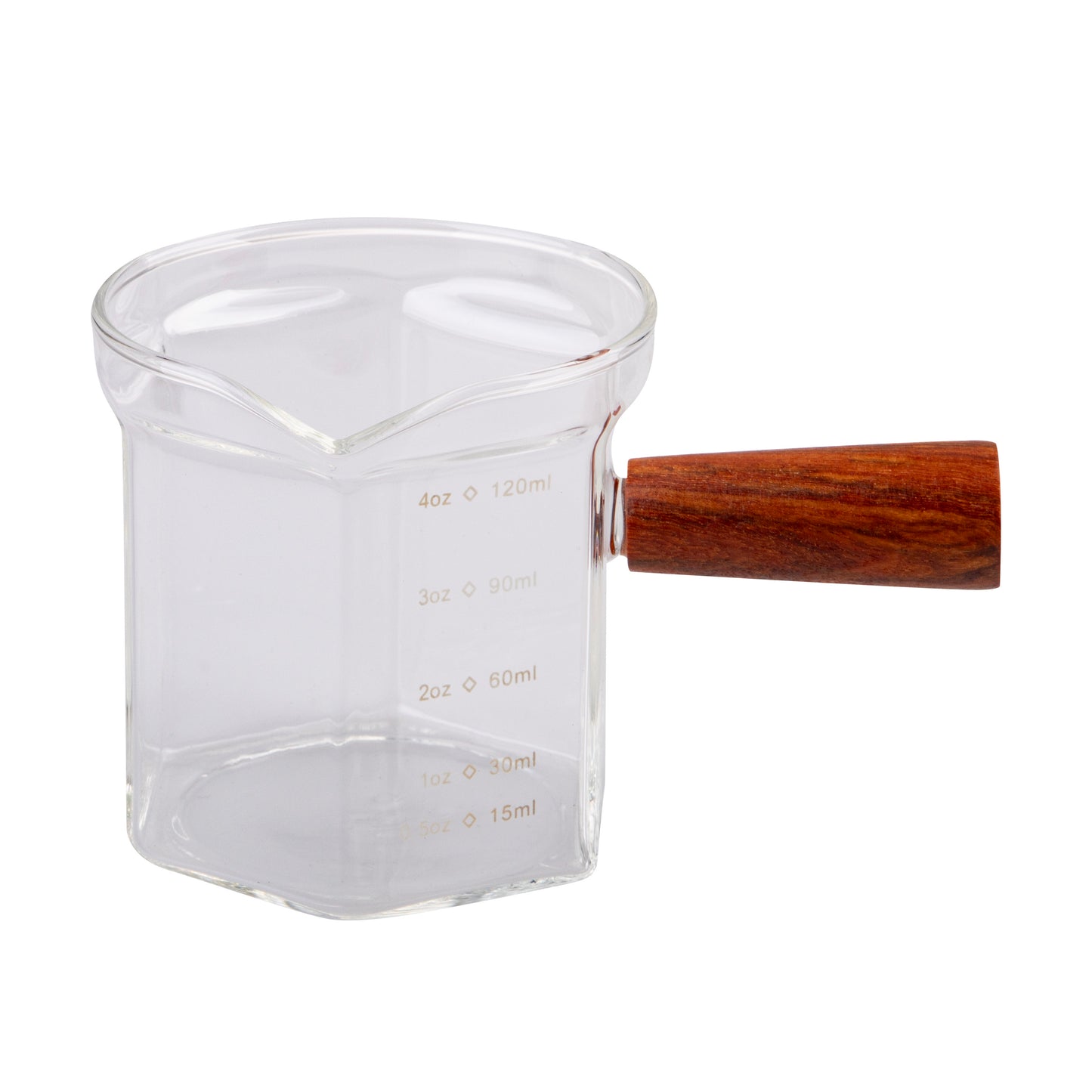 Espresso Shot Glass w/Wood Handle 120ml | 4oz