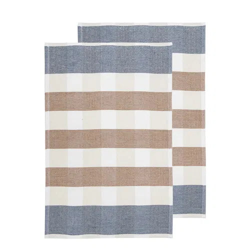 Bailie Terry Terracotta 2pk Tea Towel