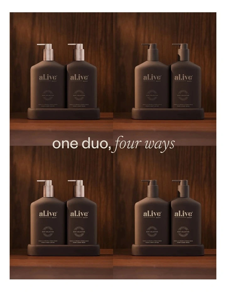 Transformative Wash & Lotion Duo | Vanilla Cream & Tonka Bean LTD ED