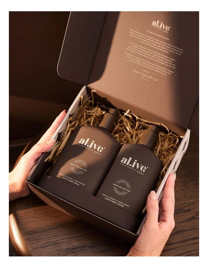Transformative Wash & Lotion Duo | Vanilla Cream & Tonka Bean LTD ED