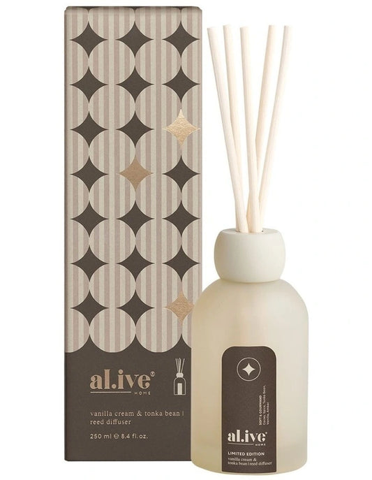 Reed Diffuser - Vanilla Cream & Tonka Bean LTD ED