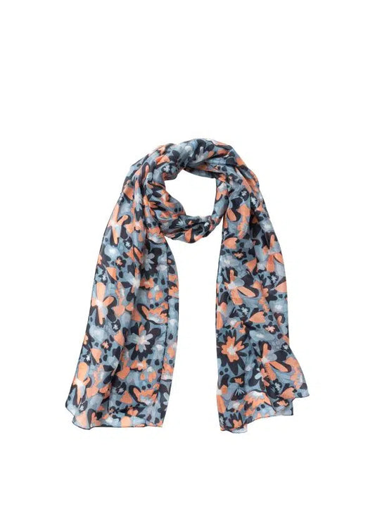 Floral Essence Silk Scarf