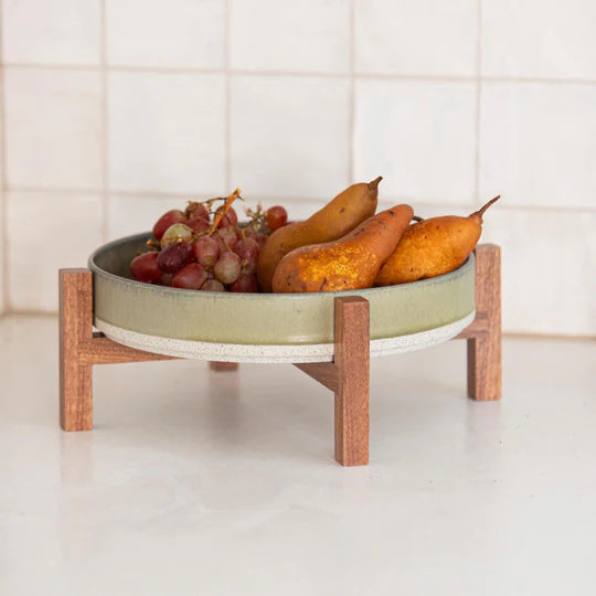 Eden Footed Platter | Green