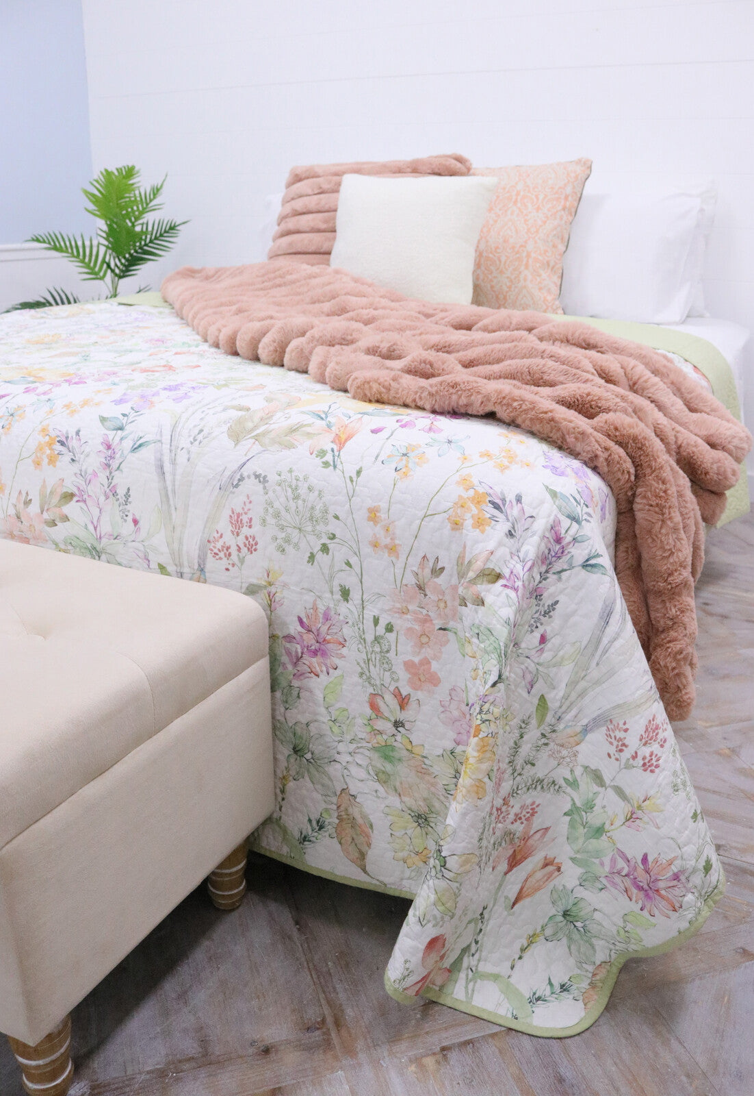 Bedspread Large Native Florals