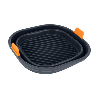 Silicone Square Collapsible Air Fryer Insert 21cm