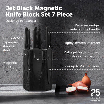Furi Pro Jet Black Hexagonal Block Set 7pce