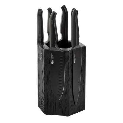 Furi Pro Jet Black Hexagonal Block Set 7pce