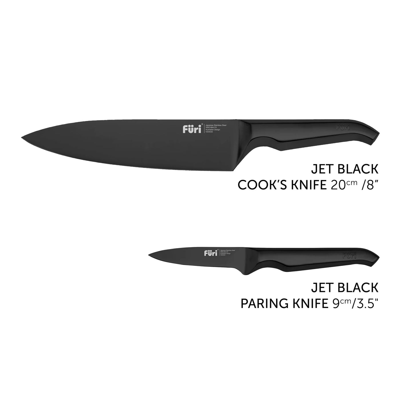 Furi Pro Jet Black Classic Set 2pce