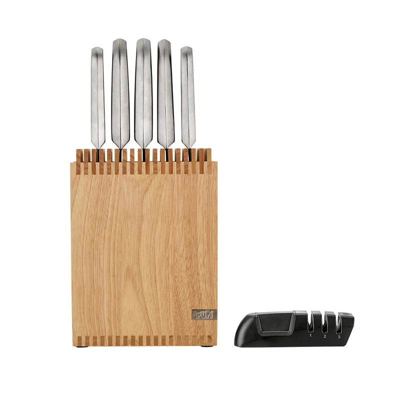 Furi Pro 7pce Open Slat Knife Block Set