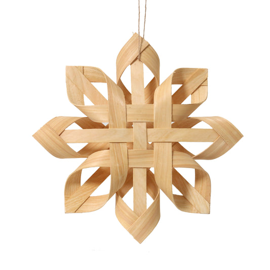 Hanging Woven Snowflake Medium